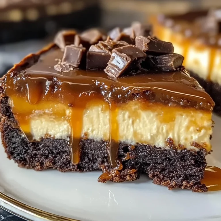 Caramel Brownie Cheesecake