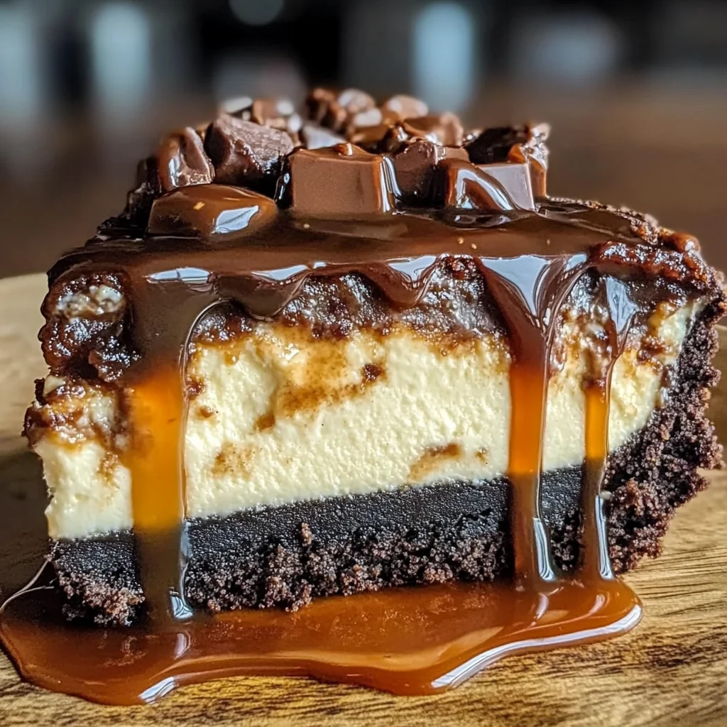 Caramel Brownie Cheesecake