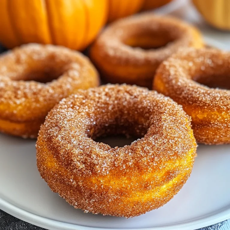 Easy Baked Pumpkin Donuts