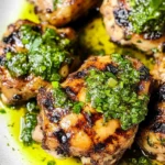 Grilled Chicken Thighs with Chimichurri