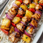 Hawaiian Chicken Kabobs
