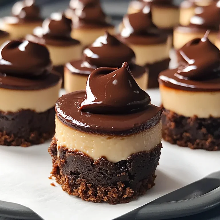 Mini Chocolate Cheesecake Bites Recipe