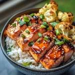 Sriracha Honey Salmon Bowls