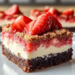 Strawberry Shortcake Brownies