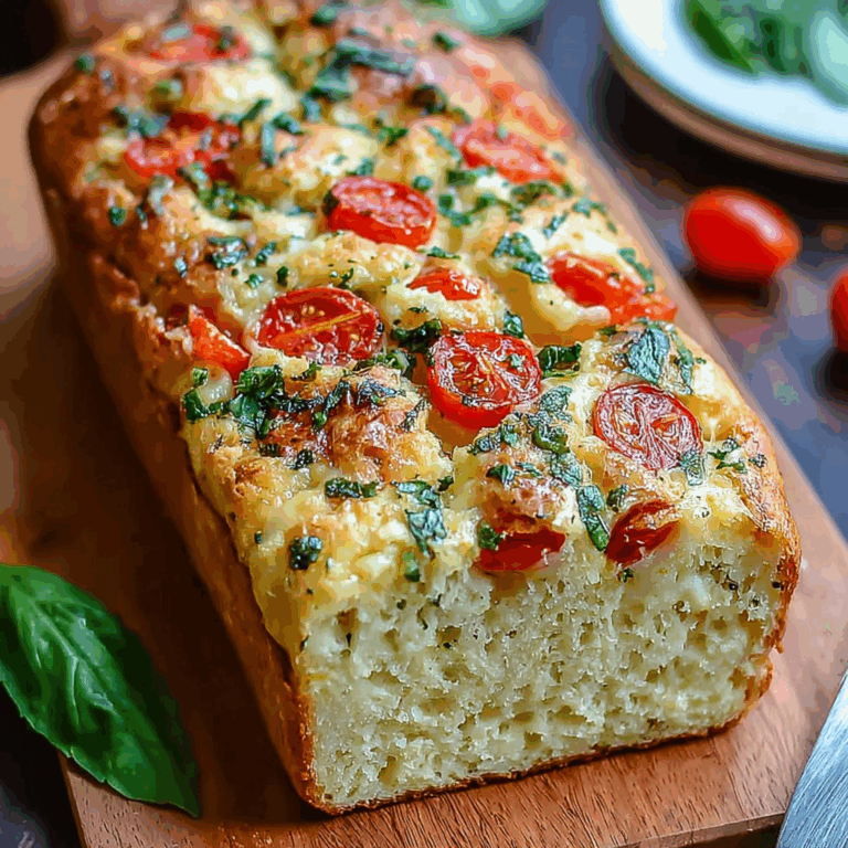 Savory Caprese Bread : A Fresh Italian Bread