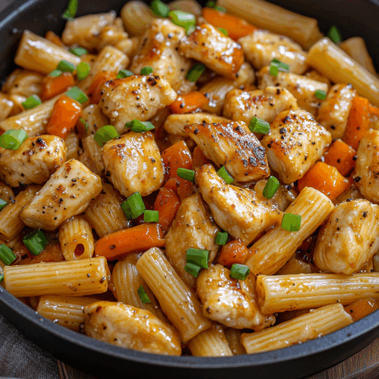 Honey Pepper Chicken Panini Pasta