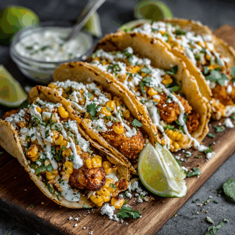 The Ultimate Guide to Fried Chicken Street Corn Tacos with Jalapeño Lime Ranch: A Flavorful Fiesta in Every Bite