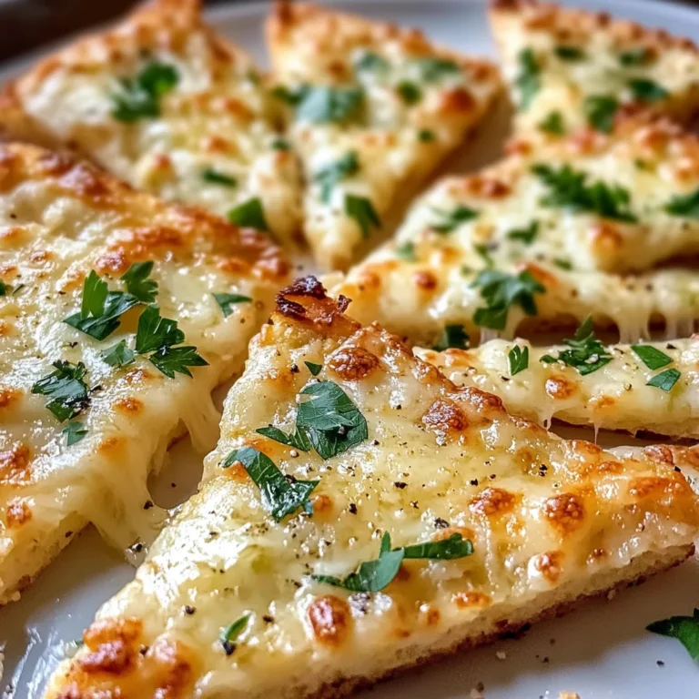 Air Fryer Cheesy Tortilla Garlic Bread