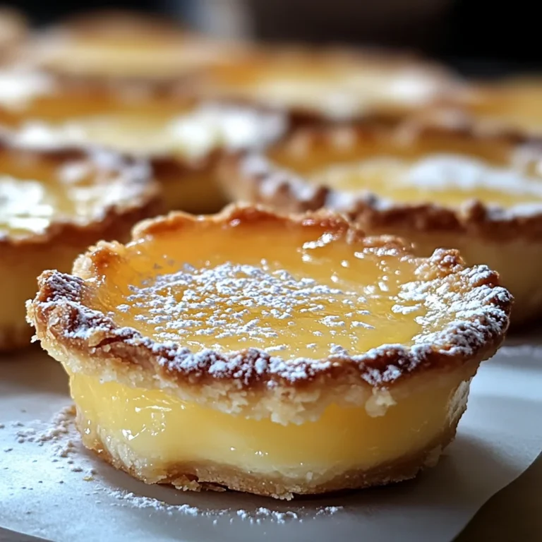 Baby Lemon Impossible Pies