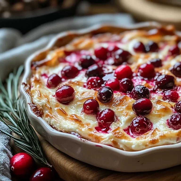Baked Cranberry Cream Cheese Dip