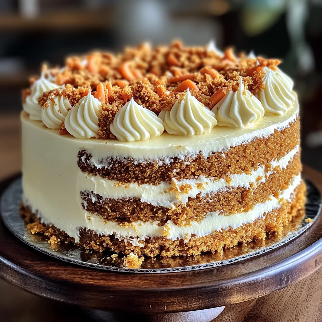 Carrot Cake with Cream Cheese Frosting is Delicious!