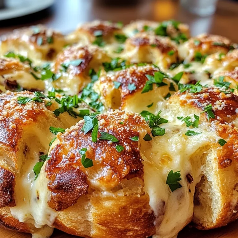 Cheesy Garlic Pull-Apart Bubble Bread is a must-try!