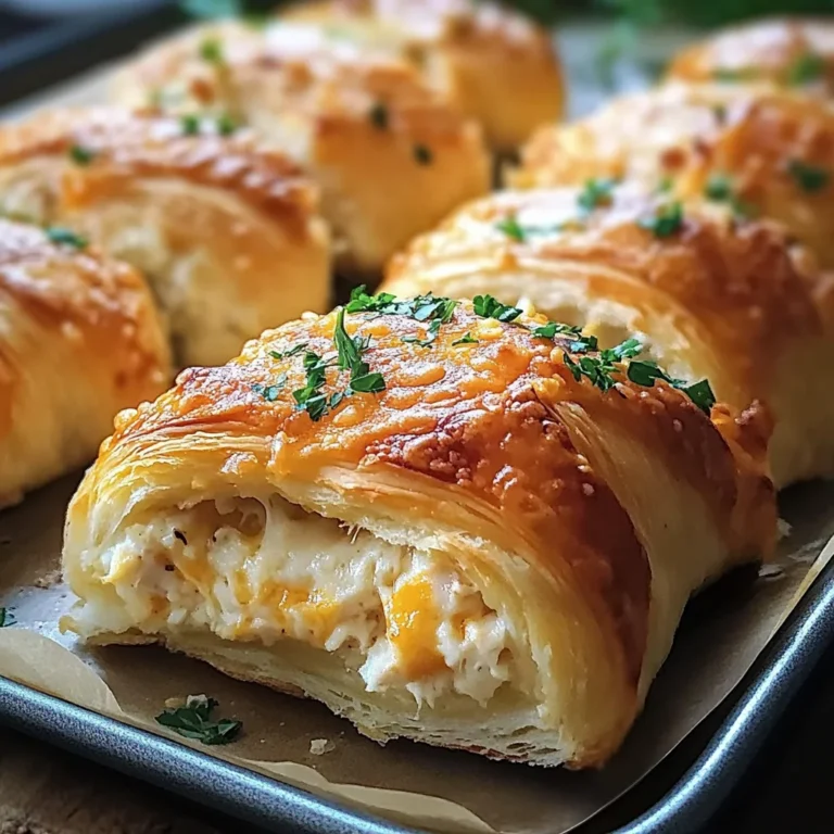 Chicken-Stuffed Crescent Rolls