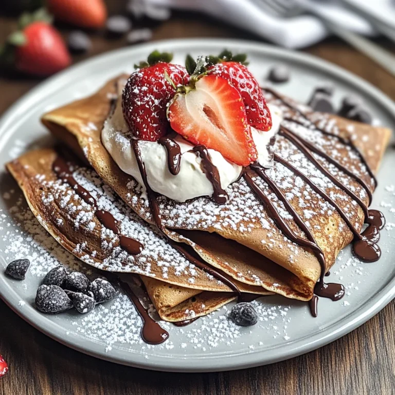 Chocolate Crepes