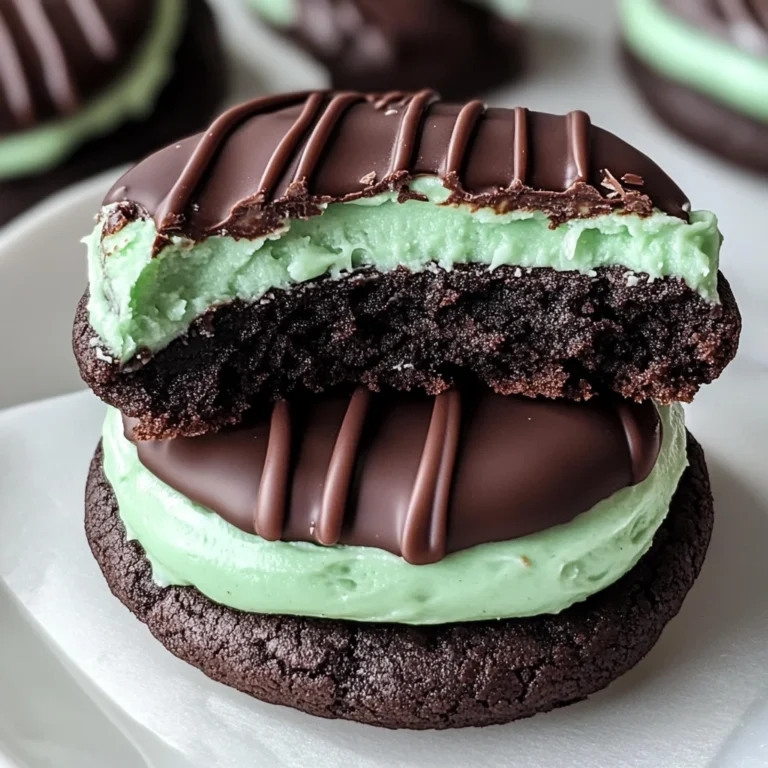 Chocolate Mint Cookies