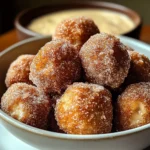 Cinnamon Sugar Donut Holes Dip