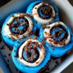 Cookie Monster Cinnamon Rolls Recipe