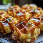 Cornbread Waffle Bites with Smoked Gouda: A Must-Try Delight!