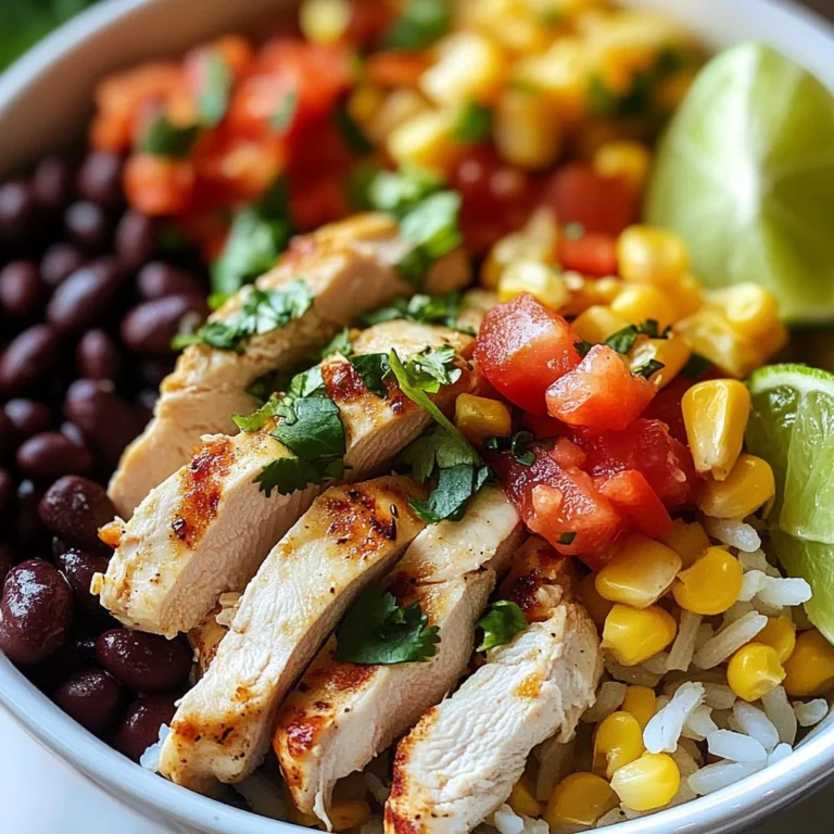 Easy Chicken Burrito Bowl Recipe