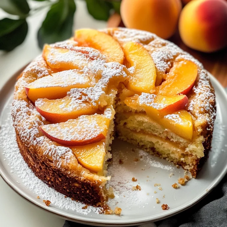 Fresh Peach Cake