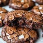 Fudgy Chewy Browkies (Brookies)