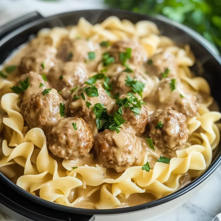 Instant Pot Swedish Meatballs and Noodles