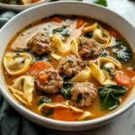 Meatball Tortellini Soup