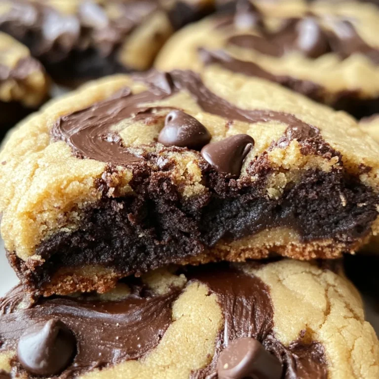 Peanut Butter Brownie Swirl Cookies are a must-try!
