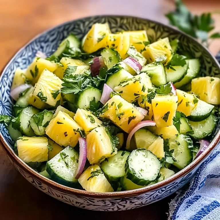 Pineapple Cucumber Salad