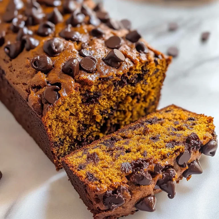Pumpkin Chocolate Chip Bread