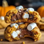 Pumpkin S’mores Cookies