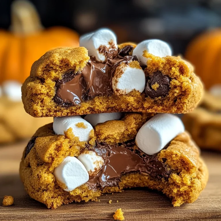 Pumpkin S’mores Cookies