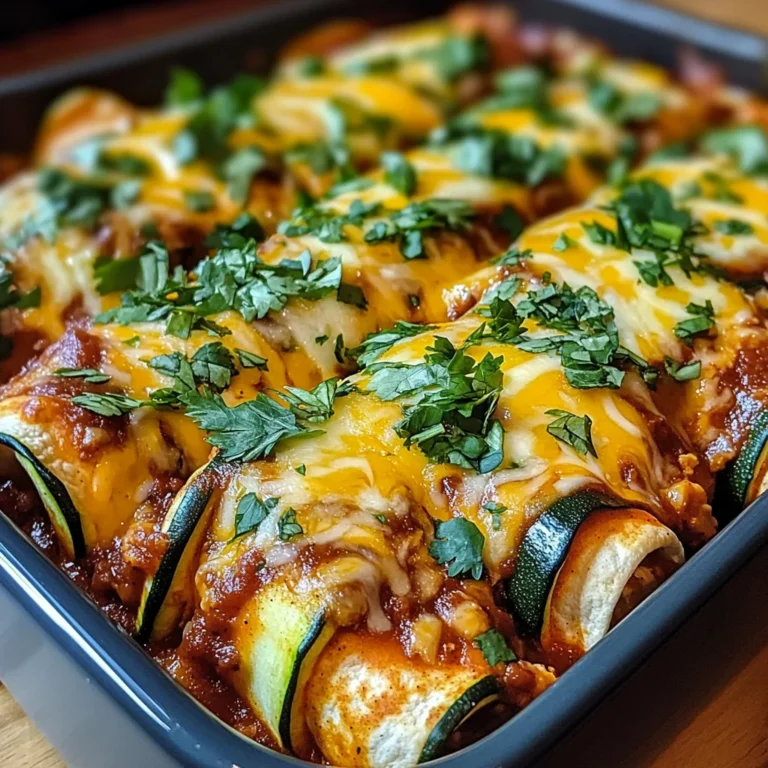 Zucchini Enchiladas