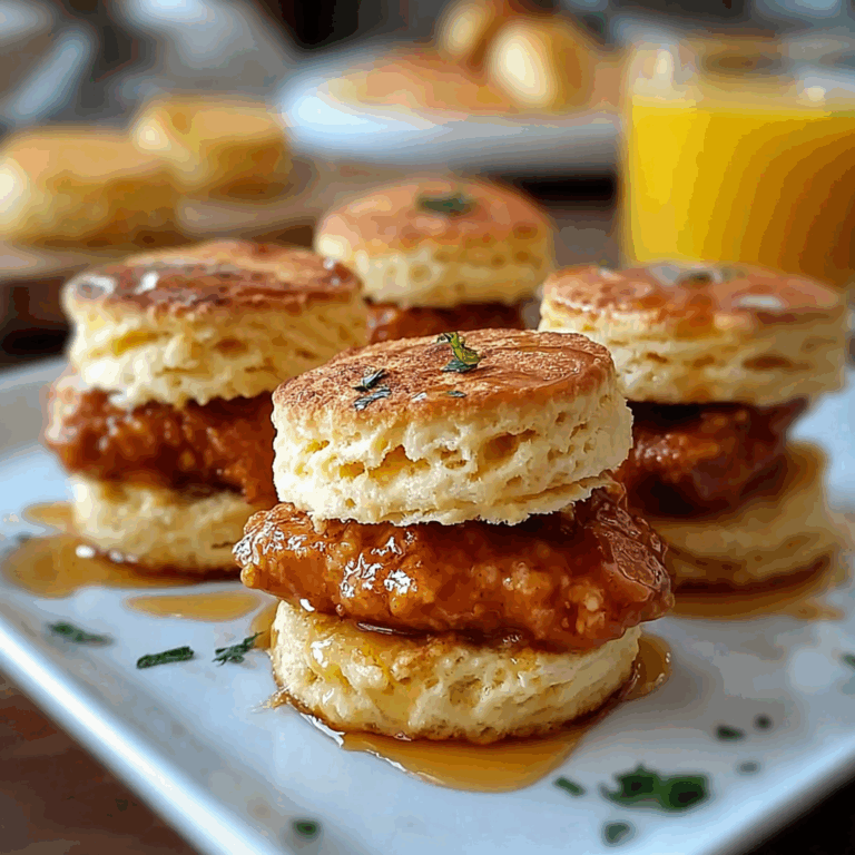 Hot Honey Chicken Biscuits