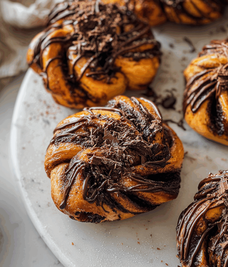 Nutella Babka Buns
