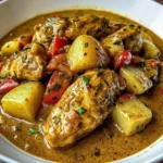 Caribbean Delight: Creamy Chicken with Potatoes and Coconut