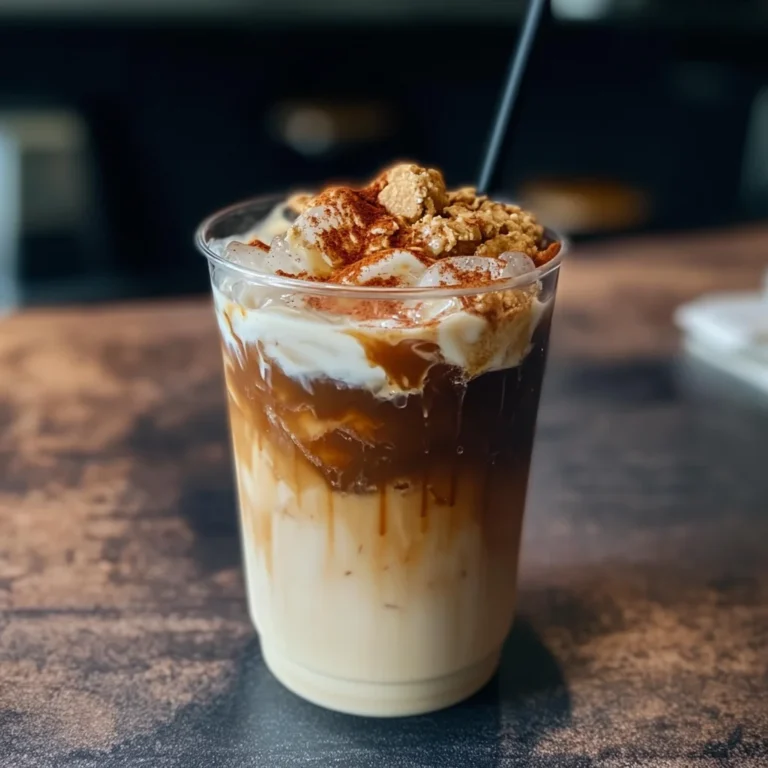 Cookie Butter Iced Chai Latte