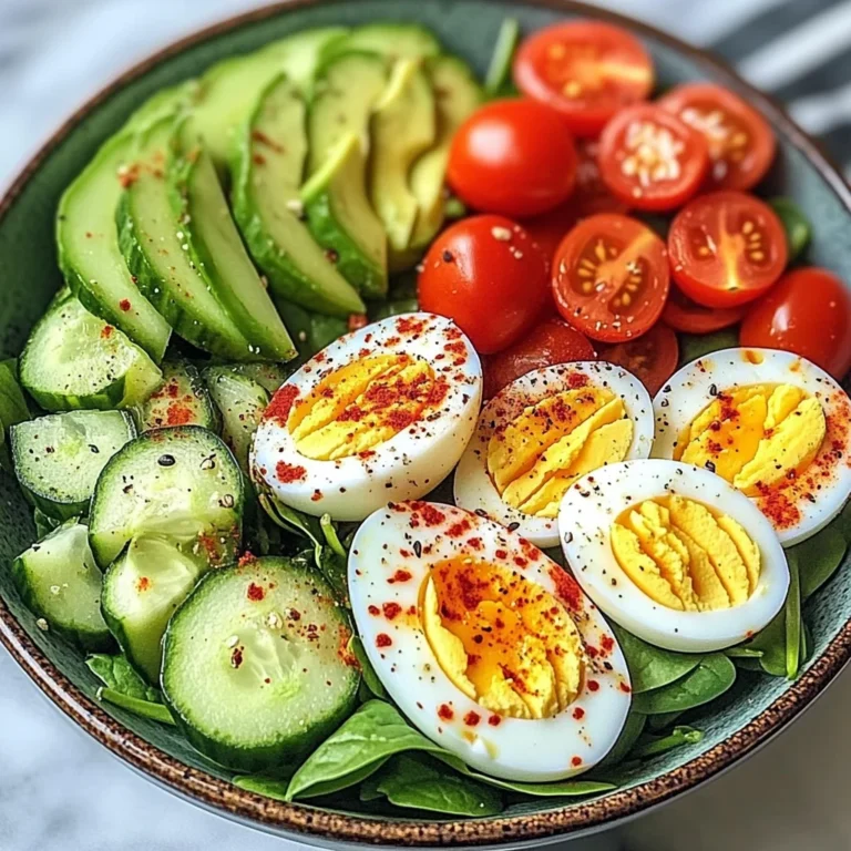 Egg & Avocado Veggie Bowl