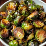 Honey Balsamic Brussels Sprouts