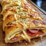 Italian Crescent Roll Sandwich Bake - Easy Party Favorite