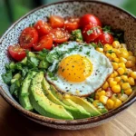 Sunshine Veggie & Egg Bowl